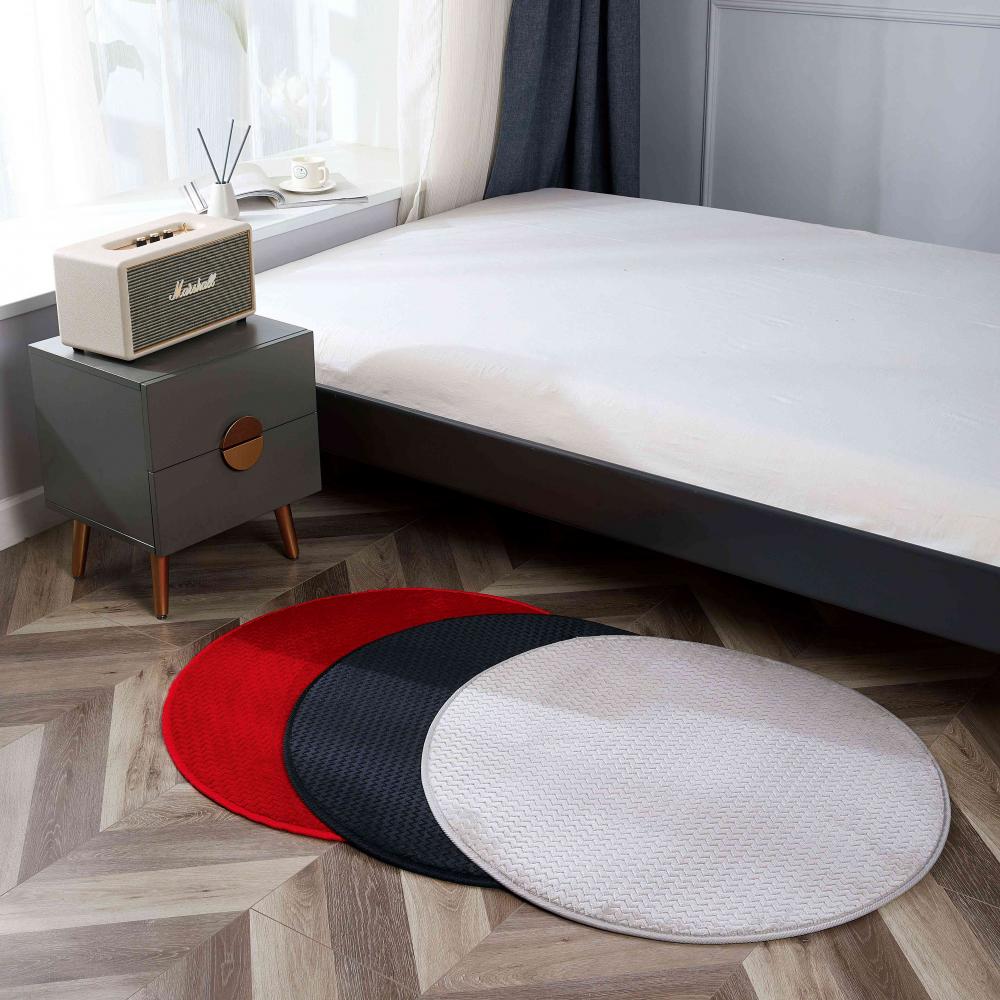 billige custome schlafzimmer moderne runde teppiche