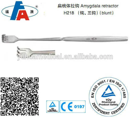 ENT retractor for throat department, Laryngeal instruments