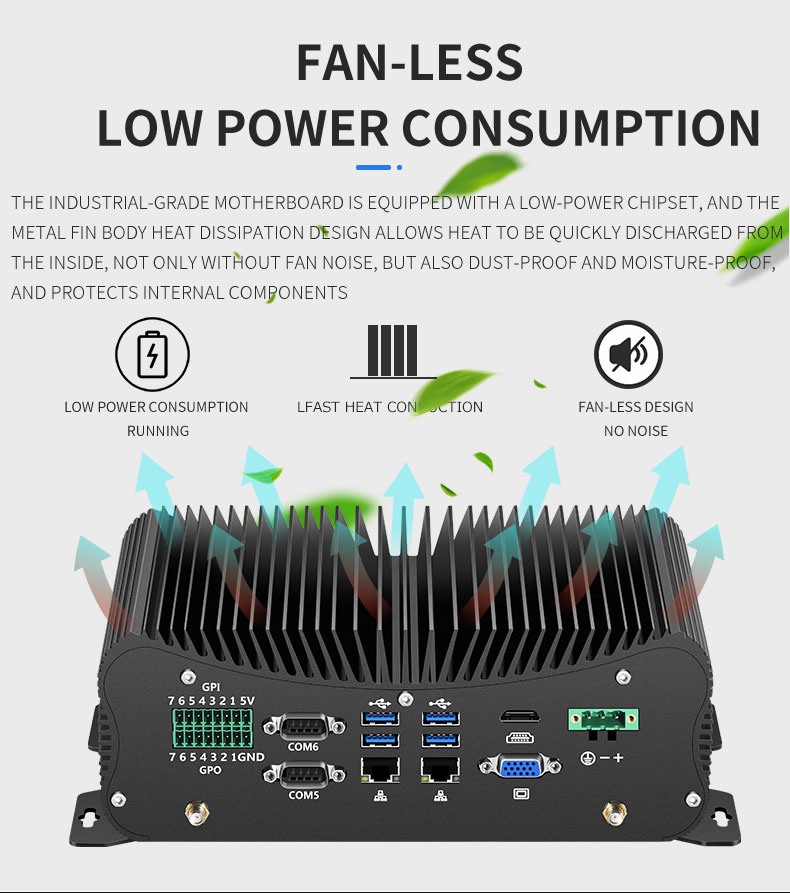 Small Desktop Industrial Mini Pc 32