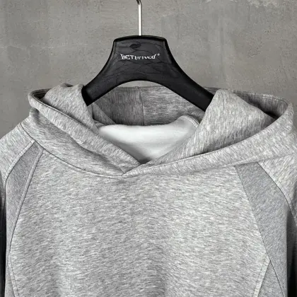 black oversized mens hoodie