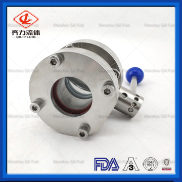 Butterfly Valve with Hand Lever for Beer Equipment