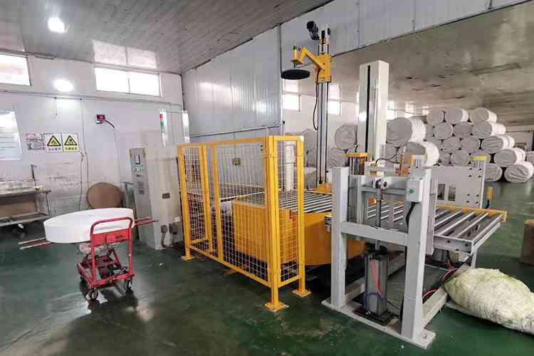 Top pressure online wrapping machine Top pressure online wrapping machine