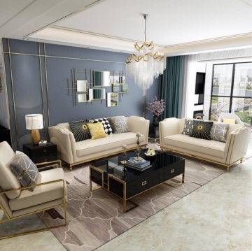 Tùy chỉnh sofa da Ý hiện đại cho các căn hộ nhỏ