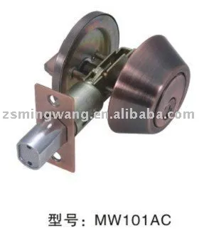 stainless single deadbolt lock