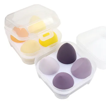 Beauty Egg Puff: A Versatile Tool for Wet and Dry Application - Foundation, Concealer, and Powder Kit