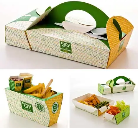 Fast food packaging bag cardboard paper boxes factory