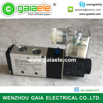 GAIAELE Airtec Solenoid Valve: Comprehensive Manual Wiring Diagram for DC12V, DC24V, AC110V, and AC220V