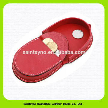 Fashion promotional mini cute unique leather coin purse 15056