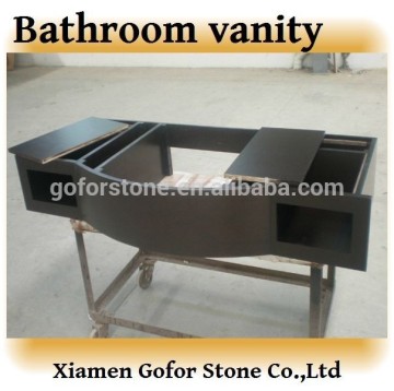Hot sale black color bathroom vanity set