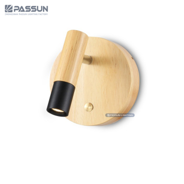 LED -LESUNG -LAMPE LED -LED - Neuankömmling mit Holzmauer montiert