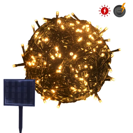 Holiday 10M 100 LED Pro Colorful Water Drops Power 100led Powered Outdoor Operated Garden Solar Christmas Led String Light