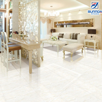 6x6 cm India Beige White Non Slip Tile Manufacturer Made in China Livingroom Polished Porcelain Floor Tiles