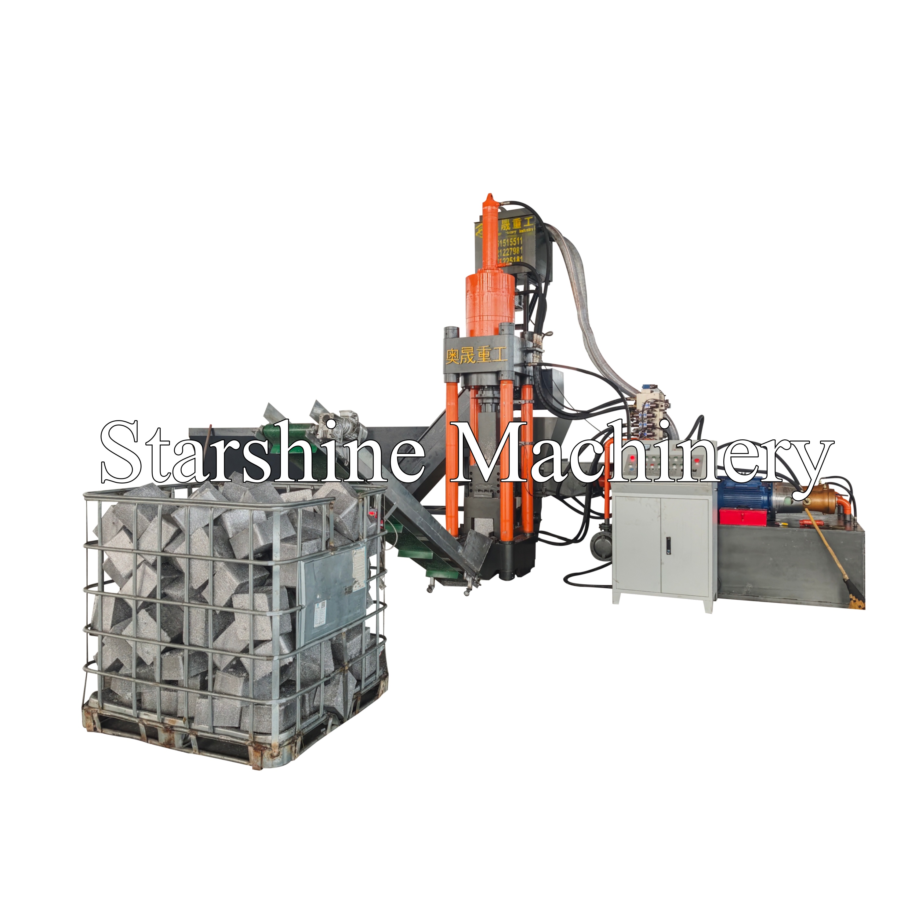 Scrap Copper Briquetting Press Machine