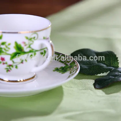 100CC Elegant Fine Bone China Antique Chinese Porcelain Tea Cup of In April