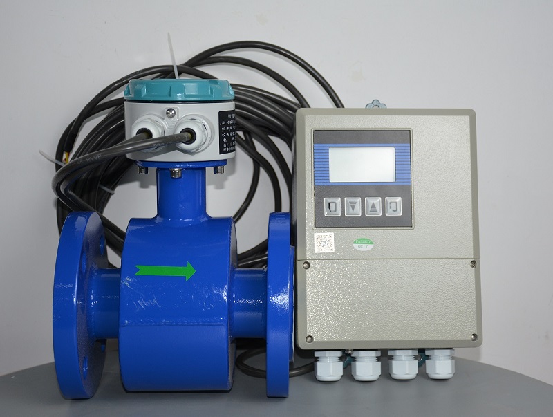 Vertical Installed Electromagnetic Flowmeter