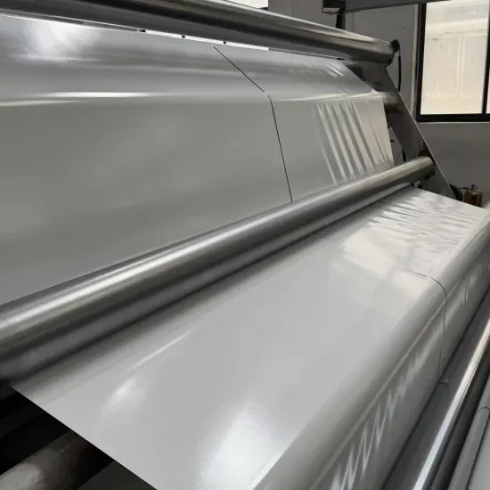 Livite 610GSM white wholesale PVC ripstop tarpaulin fabric