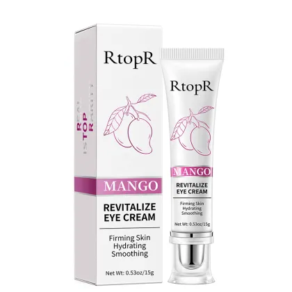 RtopR Mango Anti-Wrinkle Eye Cream: Anti-Aging, Moisturizing, Anti-Puffiness, Dark Circle Firming Skin Care