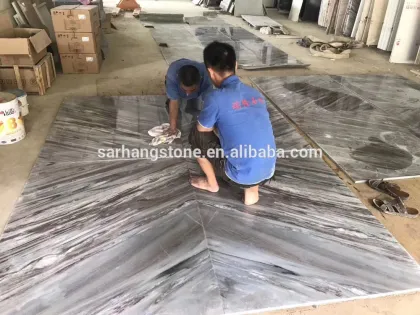 Bookmatched Marble feature wall tiles,marble background tiles