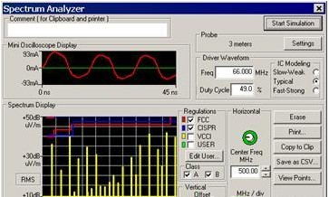 EMI radiation