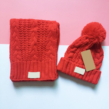 Luxury Girls Winter Hat Scarf Set - Women's Beanie Hats in 6 Colors