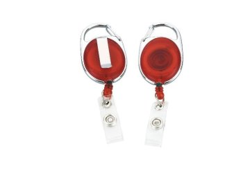 Custom Color Children Gifts Retractable Id Badge Reels / Yo Yo With Spring Loaded Clip 30223