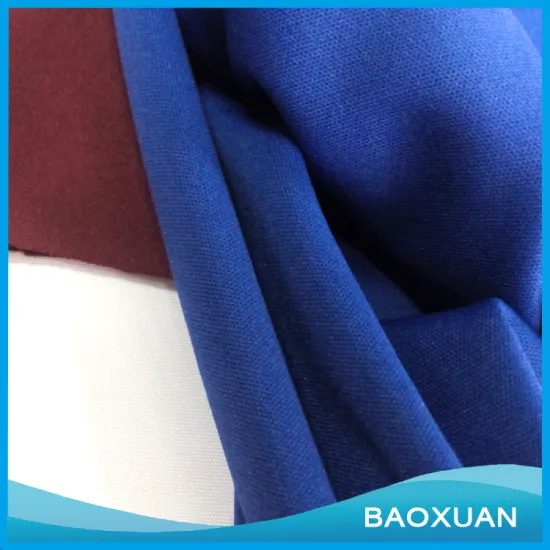 100%polyester DTY solid interlock fabric