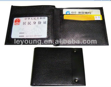 Black branded styllish men wallets leather