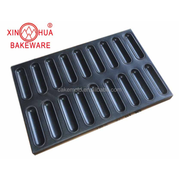 Customized Non-Stick Hot Dog Bread Baking Tray