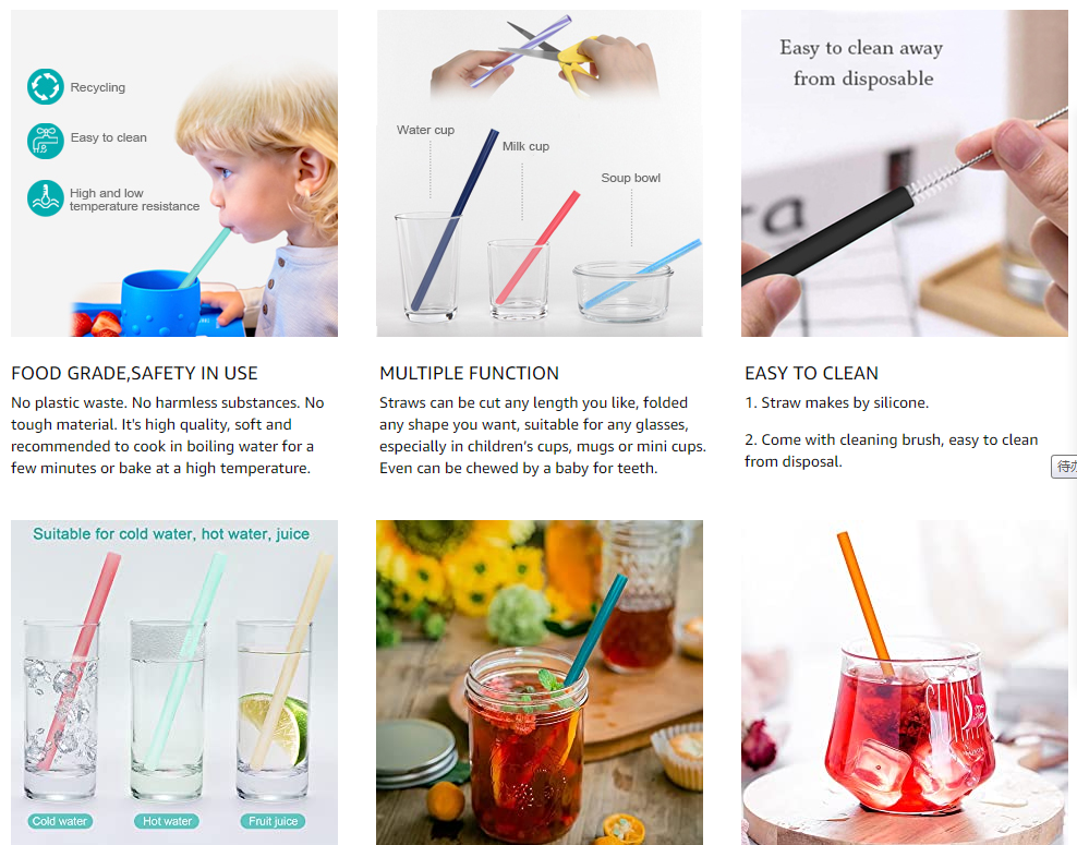 Silicone Straws