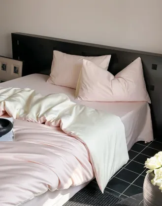 Home Washed Cotton Four Piece Bedding Set