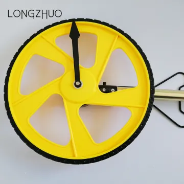 Folding distance measuring wheel