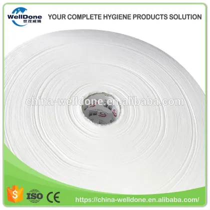 Absorbent sap airlaid sap paper roll