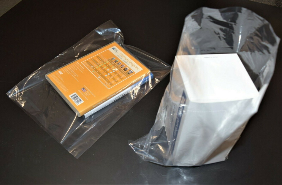 Clear 3X9 Poly Transparent Flat Plastic Storage Bag