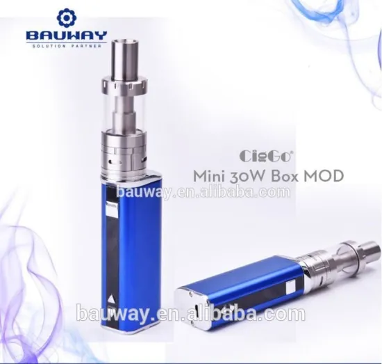 2017 Best selling 18650 batteries box mod CigGo mini 30W vape mod fancy vaporizer