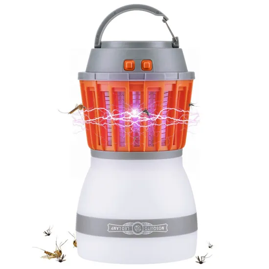 2018 Bug Zappers Mosquito Killer Lamp Portable 2 In 1 Night LED Light Bulb Lamp & Mosquito for Indoor Outdoor Home Traveling