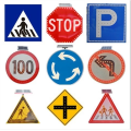 Reflective road safety sign blank