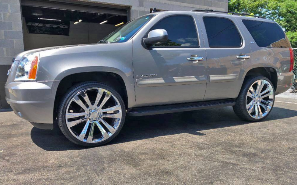 Gmc Yukon 26x10 Gm Replica Wheels Chrome Plated Png