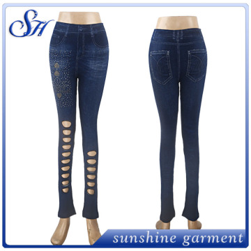 2016 hot selling slim legging jeans