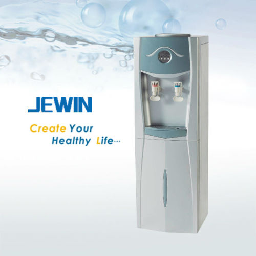 Floor Stand Bottle Water Dispenser with cabinet refrigerator