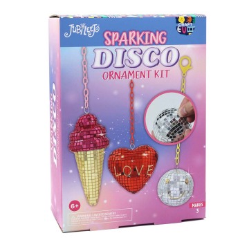 Schimmernd Disco Ball Ornament Kit: Erstellen Sie Ihr eigenes funkelnes Urlaubsdekoration