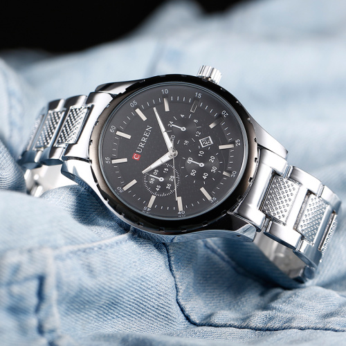 2017 Senior Stainless Steel Quartz Wristwatch Men