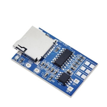 TZT GPD2846A TF कार्ड MP3 डिकोडर बोर्ड Arduino के लिए 2W एम्पलीफायर के साथ