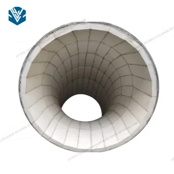 High Temperature Wear Resistant Alumina Ceramic Lined Steel Pipe Bush
