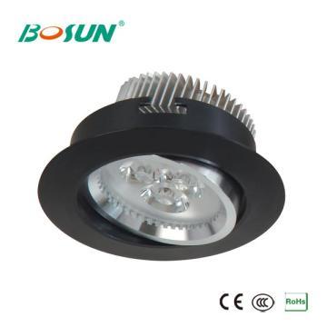 3W Round Aluminum Led Flush Ceiling Light