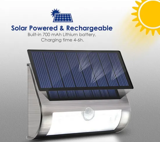 Waterproof outdoor solar LED sensor light