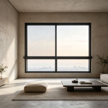 Ventanas de aluminio con doble sellado para mayor impermeabilización