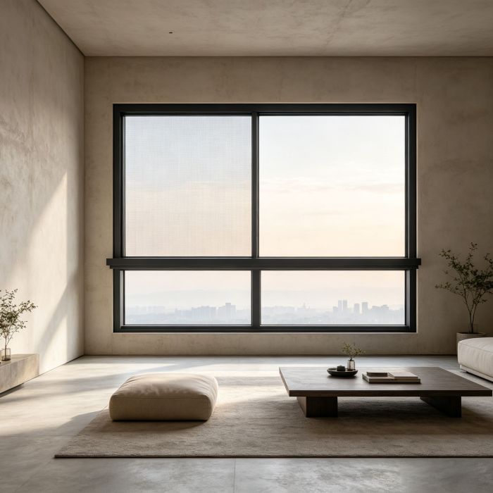Ventanas de aluminio con doble sellado para mayor impermeabilización