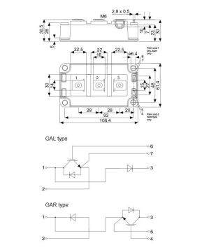 Bsm150gal120d  Bsm150gal120d Igbt Power Module   Mitsubishi     Igbt Power Module