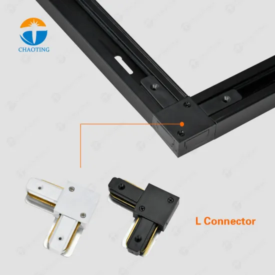 T-angle 2 Wire Connector Accessories for Track LED Rail Light Systems