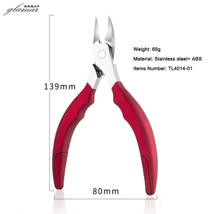 Black Stainless Steel Nail Clippers for Manicures and Pedicures by Mr Green